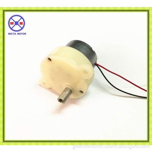 3v small plastic dc gear motor for promotional display